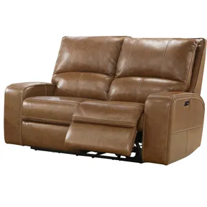 Swift Bourbon Power Reclining Sofa and Loveseat