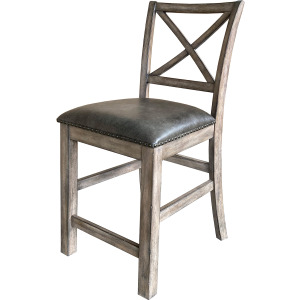 Lodge Dining Upholstered Counter Chair (2/CTN Sold in pairs)