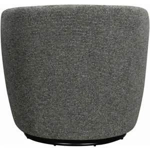 Mingle Thatch Black Swivel Glider Accent Chair Two Pack