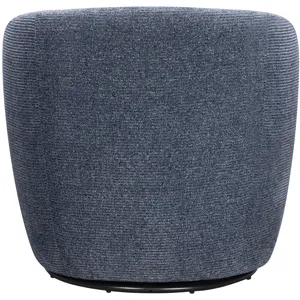 Mingle Thatch Blue Swivel Glider Accent Chair