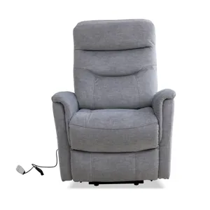 Gemini Capri Silver Power Lift Recliner with Articulating Headrest Two Pack