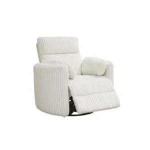 Radius Mega Ivory Power Reclining Sofa Loveseat and Recliner