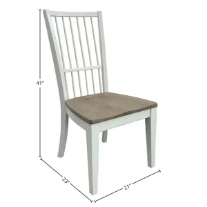 Americana Modern Dining Spindle Back Dining Chair Two Pack