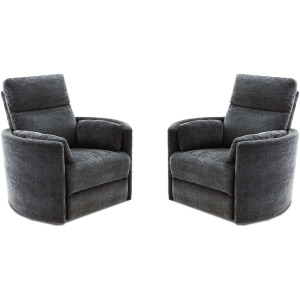 Radius Mediterranean Power Swivel Glider Recliner Two Pack