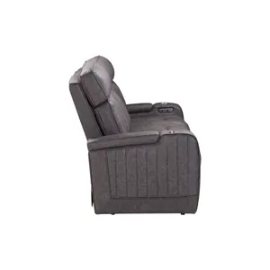 Equinox Mercury Power Reclining Sofa with Drop Down Table
