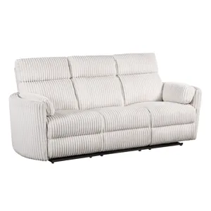Radius Mega Ivory Power Reclining Sofa Loveseat and Recliner