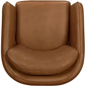 Norwood Renaissance Chestnut Swivel Glider Accent Chair Two Pack