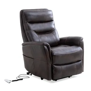 Gemini Truffle Power Lift Recliner with Articulating Headrest Two Pack