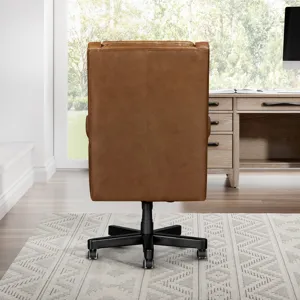 Dc132 Renaissance Chestnut Leather Desk Chair