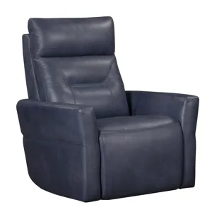 Remmington Vintage Navy Power Swivel Glider Recliner P2 Two Pack