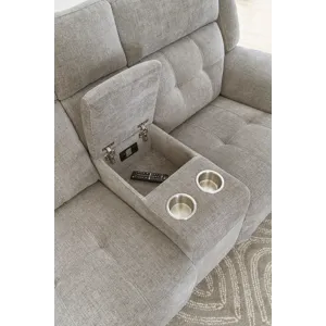 Richland Bristol Grey Power Reclining Sofa and Loveseat