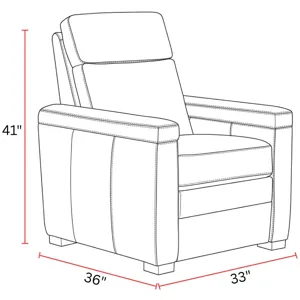 Garrison Renaissance Tobacco Manual Pushback Recliner Two Pack