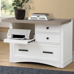 Americana Modern Cotton Functional File with Power Center