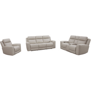 Calgary Stone Power Reclining Sofa Loveseat and Recliner