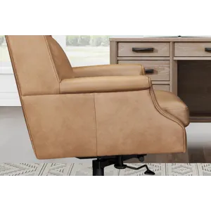 Dc132 Renaissance Clay Leather Desk Chair