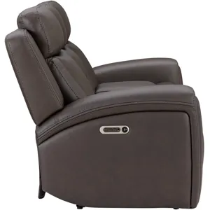 Maveric Bette Coffee Power Zero Gravity Console Loveseat P3