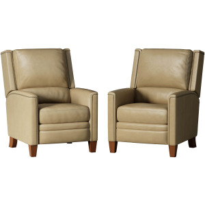 Connor Luxe Latte Manual Recliner Two Pack