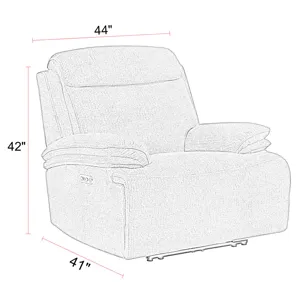 Alpine Airy Midnight Power Zero Gravity Recliner P2