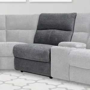Polaris Bizmark Grey Armless Recliner