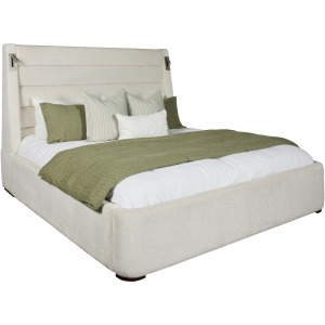 Giorgio Dreamy Linen Queen Bed with Speakers