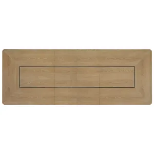Escape Dining 84 Inch Rectangular Table with 8 Caster Chairs