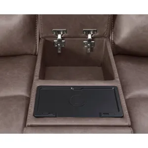 Lawson Sydney Brunette 6 Piece Modular Zero Gravity Power Reclining Sectional with Adjustable Headrests