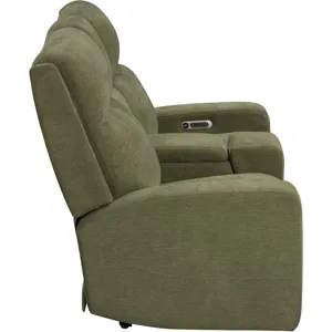 Traxton Jasper Moss Power Zero Gravity Sofa Loveseat and Recliner