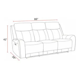 Haywood Butternut Power Reclining Sofa and Loveseat
