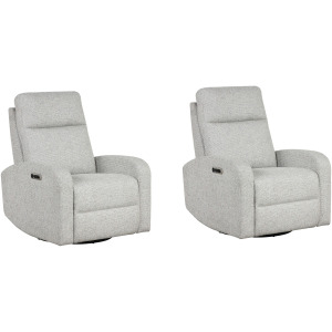 Thriller Natural Beauty Multi Power Swivel Glider Recliner Two Pack