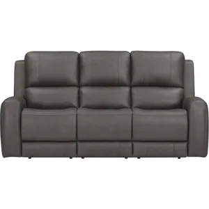 Belmont Autumn Fog Zero Gravity Power Reclining Sofa and Recliner
