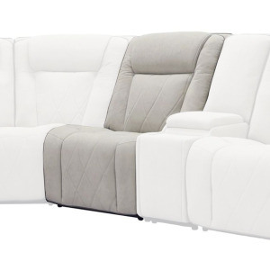 Ian Luxe Mocha Power Zero Gravity Armless Recliner P3