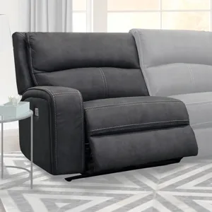 Polaris Slate Power Left Arm Facing Recliner