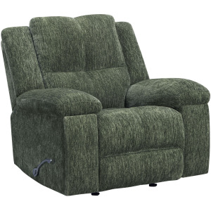 Bronco Plush Forest Manual Rocker Recliner