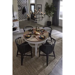Americana Modern Dining Barrel Dining Chair Two Pack