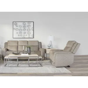 Penfield Frappe Power Reclining Sofa and Recliner