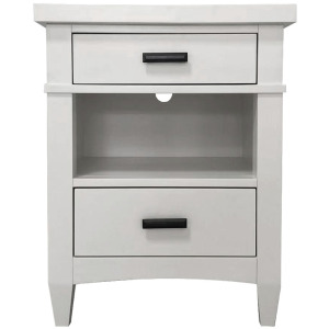 Americana Modern Bedroom 2 Drawer Nightstand