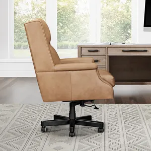 Dc132 Renaissance Clay Leather Desk Chair