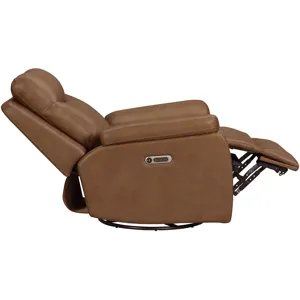 Veracruz Vintage Tan Zero Gravity Power Reclining Sofa Loveseat and Recliner