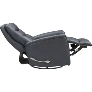 Gemini Milan Navy Manual Swivel Glider Recliner
