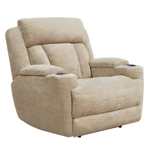Dalton Lucky Fawn Power Reclining Sofa and Two Recliners