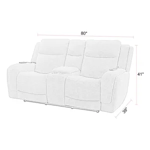 Penfield Frappe Power Reclining Sofa Loveseat and Recliner