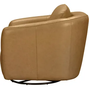 Dante Renaissance Marigold Swivel Glider Accent Chair