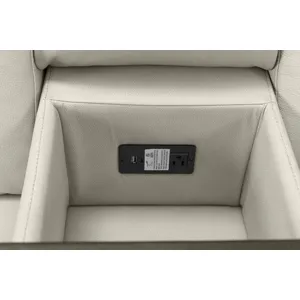 Sausalito Platinum Envy 6 Piece Modular Zero Gravity Power Reclining Sectional with Power Adjustable Headrests