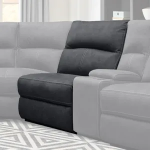 Polaris Slate Armless Recliner