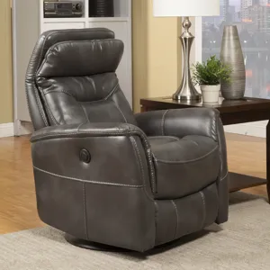 Gemini Flint Power Swivel Glider Recliner Two Pack