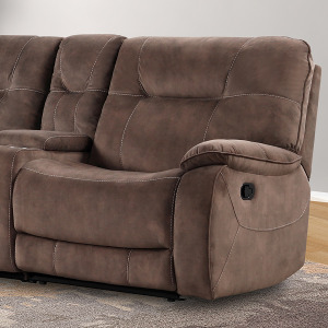 Cooper Shadow Brown Right Arm Facing Recliner