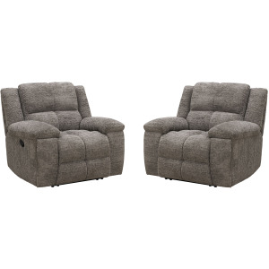 Buster Cabot Stone Recliner Two Pack