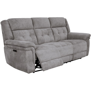 Richland Bristol Grey Power Reclining Sofa