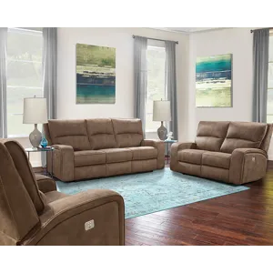 Polaris Kahlua Power Reclining Sofa Loveseat and Recliner
