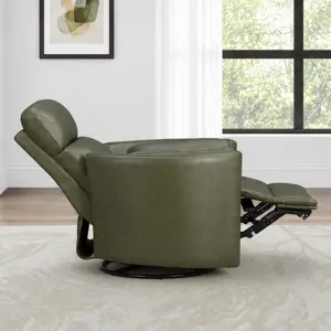 Radius Lyric Sage Swivel Power Glider Recliner Two Pack